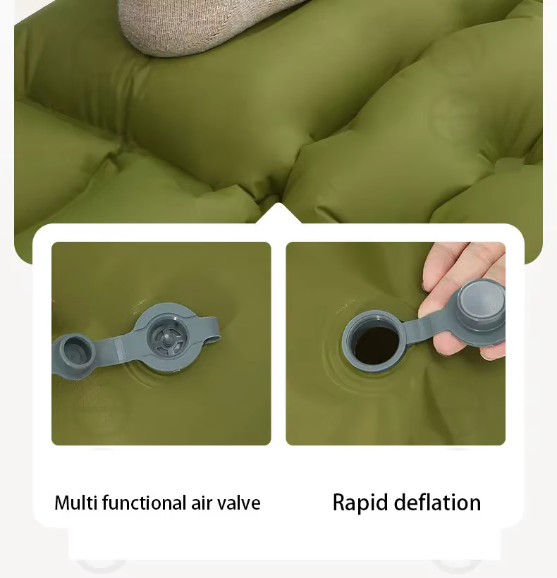 TARKA – matelas gonflable de Camping, tapis de couchage à Air avec oreiller, coussin de couchage lég