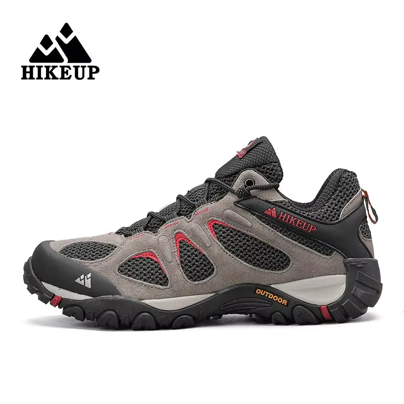 HIKEUP-Chaussures de Randonnée Respirantes Résistantes aux Éclaboussures pour Homme, pour l'Escalade