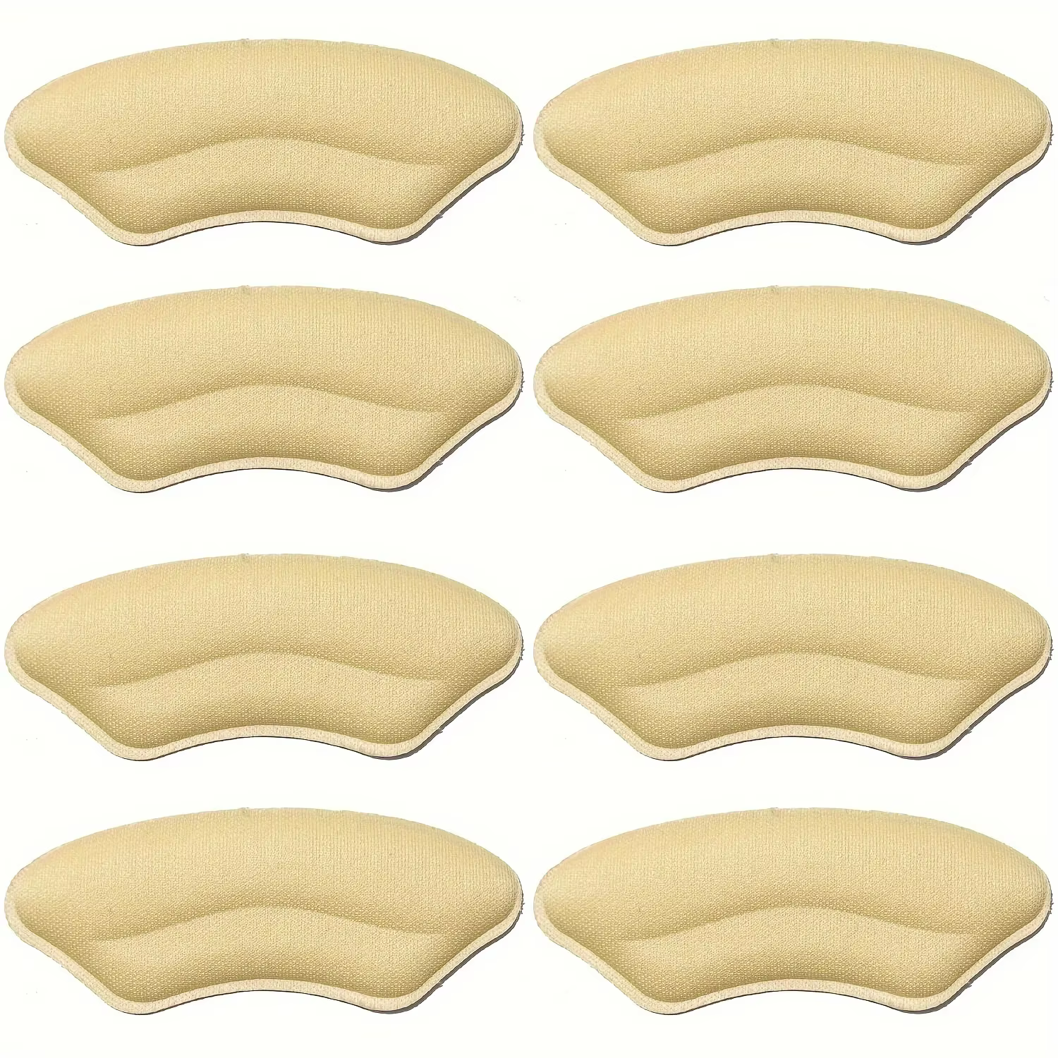 Lot de 8 coussinets de talon pour chaussures trop grandes, protections de talon auto-adhésives, inse