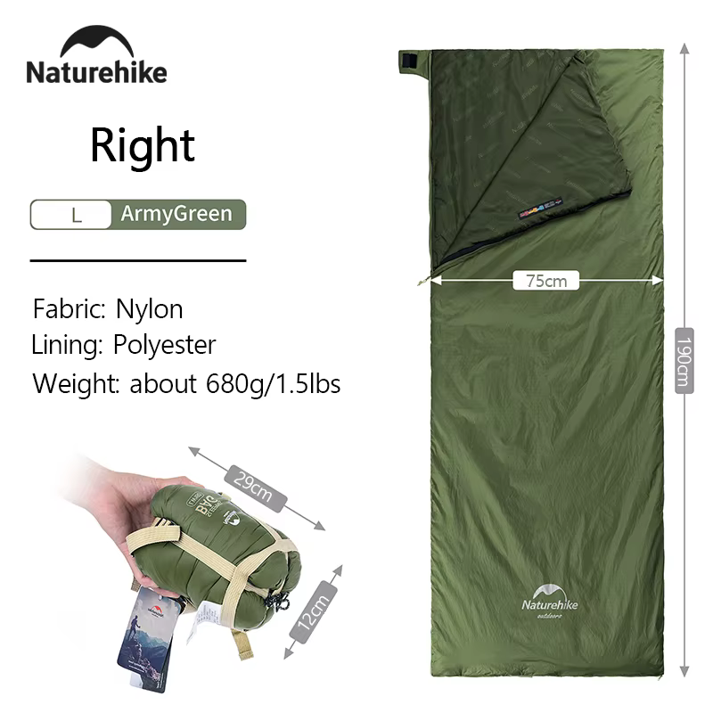 Naturehike 2026 Nouveau Sac de Couchage de Camping Imperméable Ultraléger 3 Saisons, Couette de Voya
