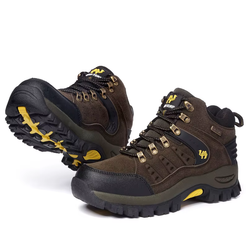 Grande taille bottes de randonnée en plein air hommes femmes antidérapant mode à lacets escalade hiv