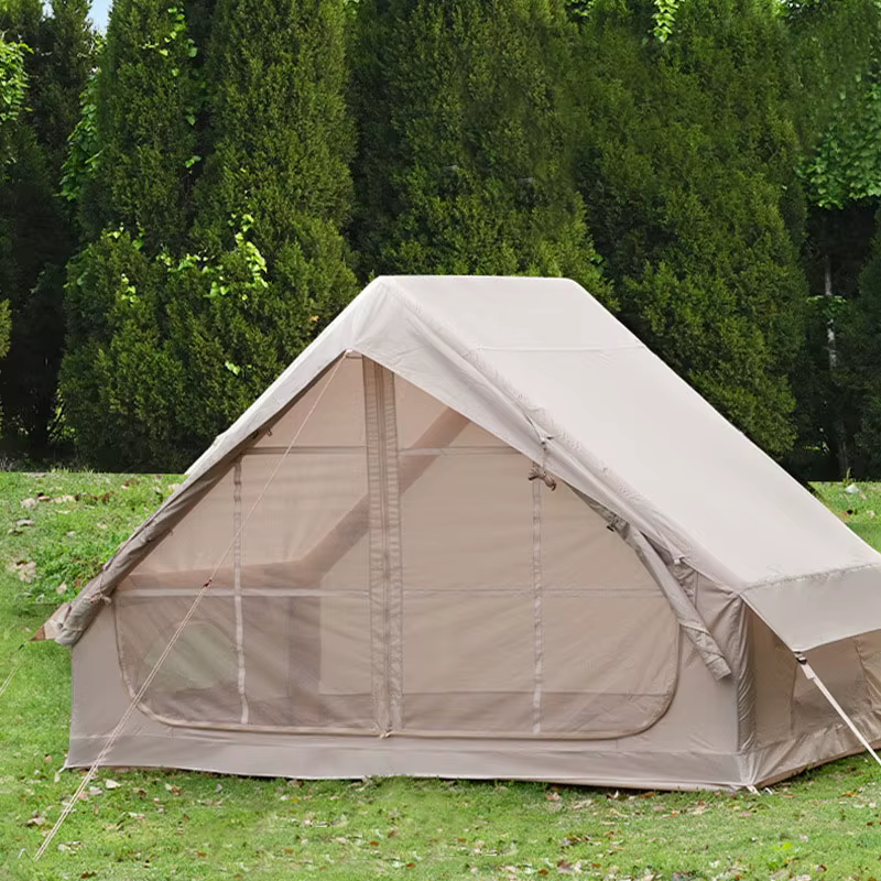 Tente gonflable Ridge, tente cabane Oxford à une chambre, tente de trekking quatre saisons imperméab