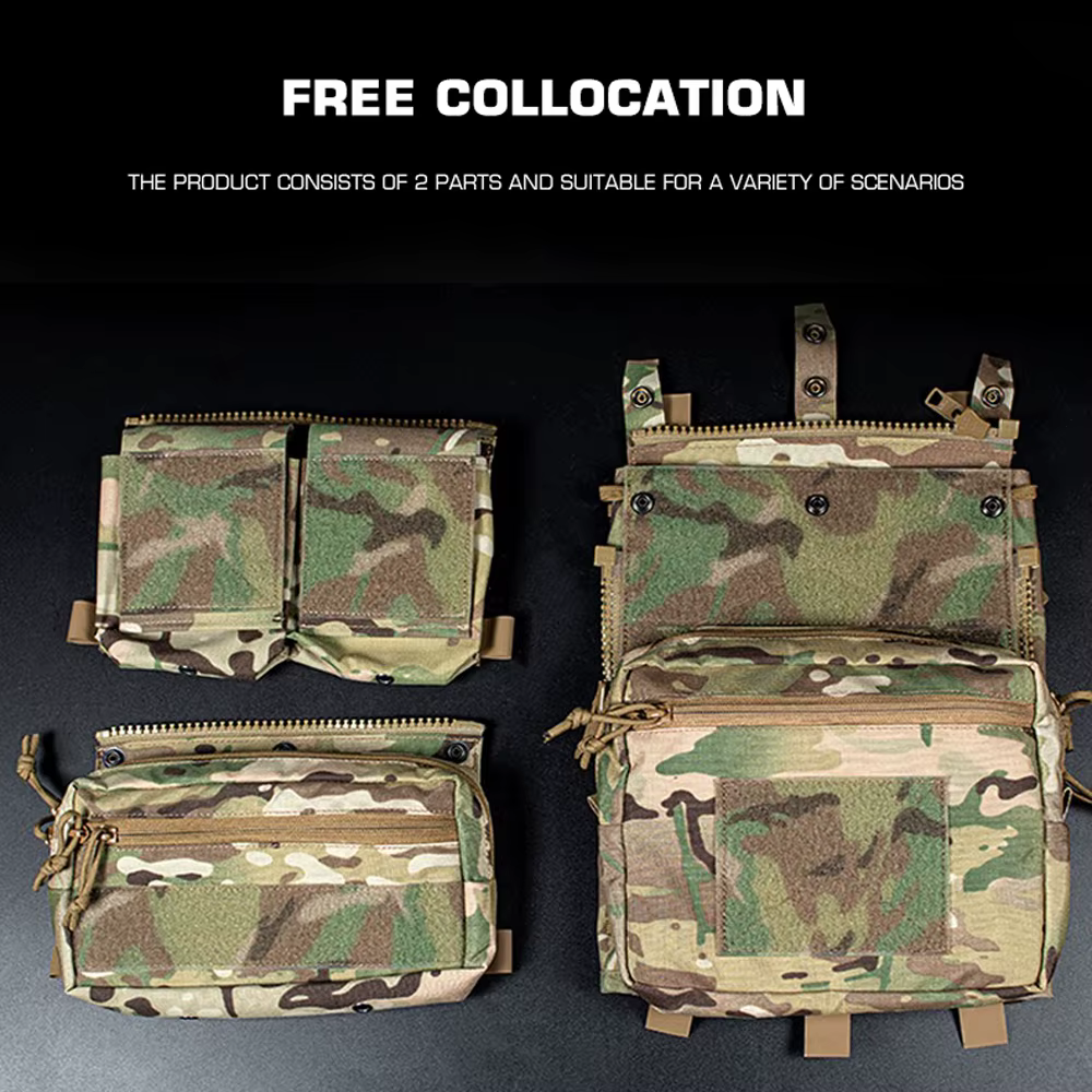 Plaque de sac à dos DulPanel avancée, poudres Electrolux, sac de chasse, glaçure Airsoft, accessoire