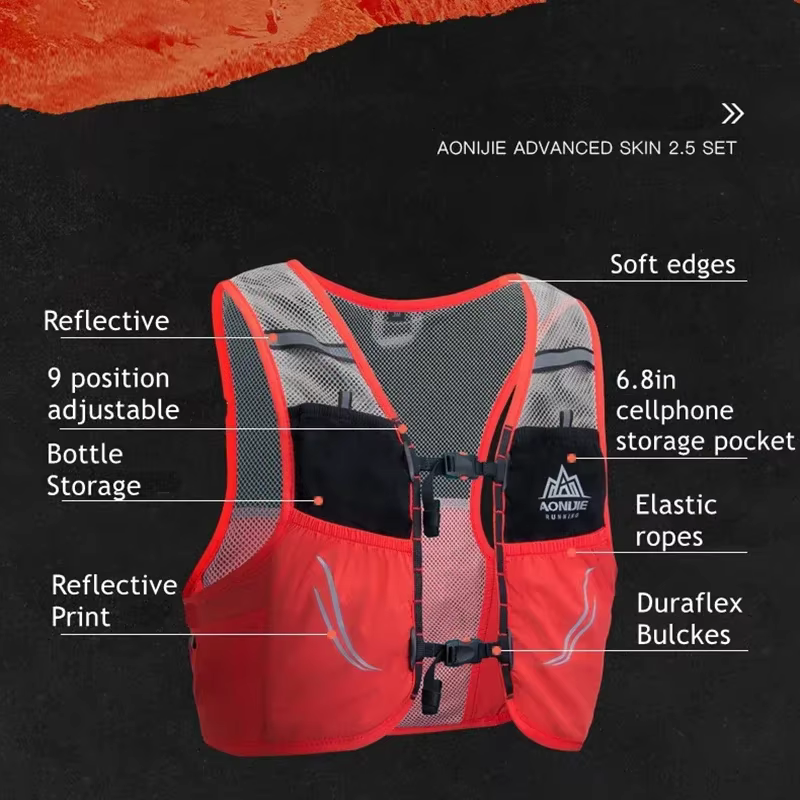 AONIJIE nouveau C932 sac à dos léger gilet de course en Nylon sac d'hydratation sac cyclisme Maratho
