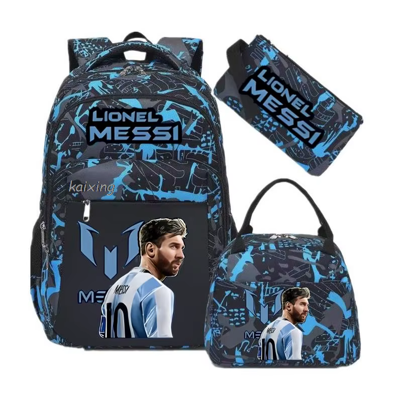 Nouveau sac à dos Messi pour adolescents, filles et garçons, sac à dos pour ordinateur portable, sac