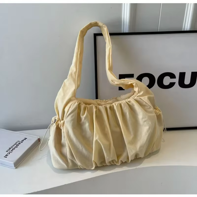 Sac à main en tissu Nylon pour femmes, fourre-tout de grande capacité, assorti avec tout, à une épau