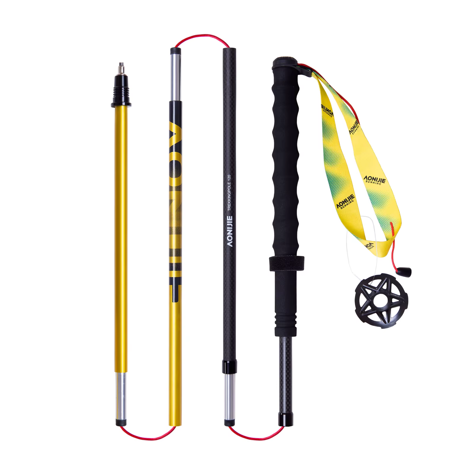 AONIJIE E4210 plus récent 110CM 120CM ultraléger pliant en Fiber de carbone pôle de randonnée bâtons