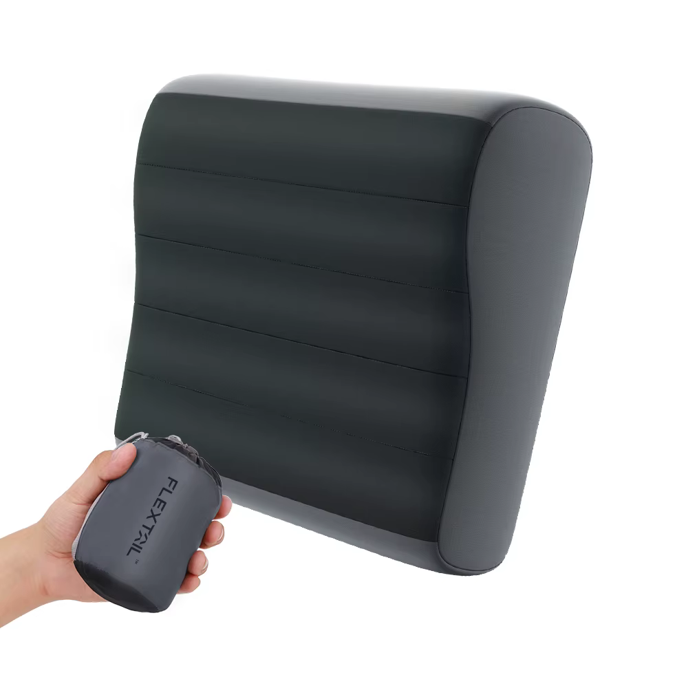 FLEXTAIL ZERO PILLOW SE - Oreiller de camping gonflable, oreiller ergonomique pour les voyages et la