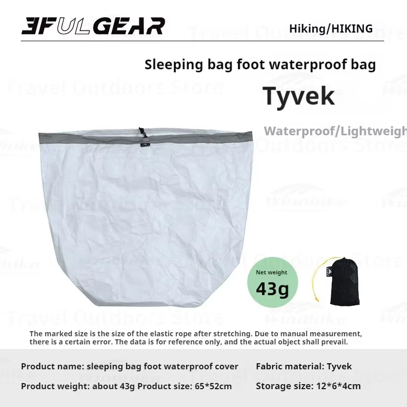 3F UL GEAR-Sac de Couchage Ultraléger pour Camping, Étanche à l'Humidité, Doublure Respirante, Sac d