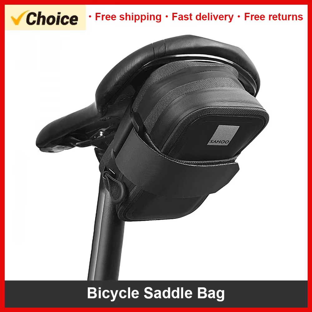 Sac de selle de vélo sac de siège de vélo réfléchissant sac de tige de siège arrière de cyclisme sac