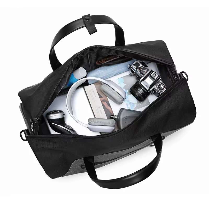 OZUKO-Sac à vêtement multifonction pour hommes, sac de voyage imperméable, grande capacité, poche po