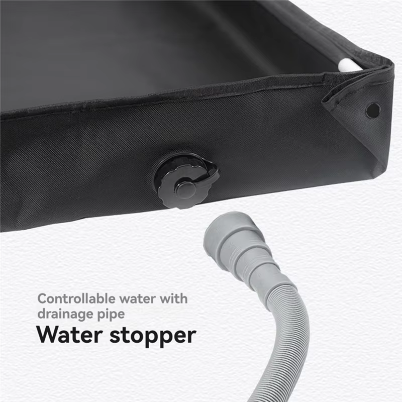RTSHE-Tente de douche pliable, Base de sol, plateau de douche pour usage extérieur, poêle de douche 