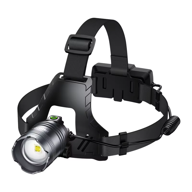 PHILIPS SFL3341 Lampe frontale Zoomable 10 W, lampe de poche laser super brillante pour la pêche de 