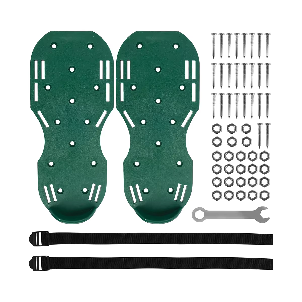 Chaussures d'aérateur de pelouse, sandales d'aération à pointes réglables, Machine d'outils de jardi