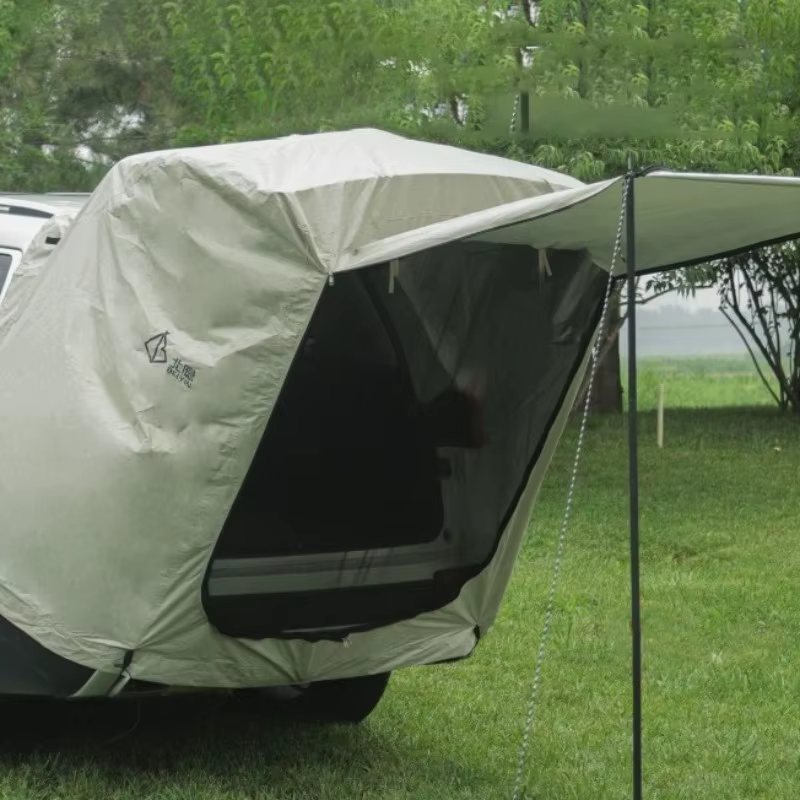 Tente de voiture de conduite en plein air SUV, Portable, Simple, résistante au soleil, pour véhicule