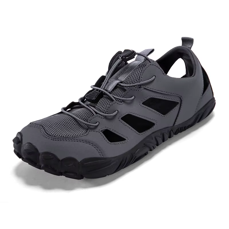 Chaussures aquatiques amphibies à bout large pour hommes - Sandales de randonnée pour hommes, sandal