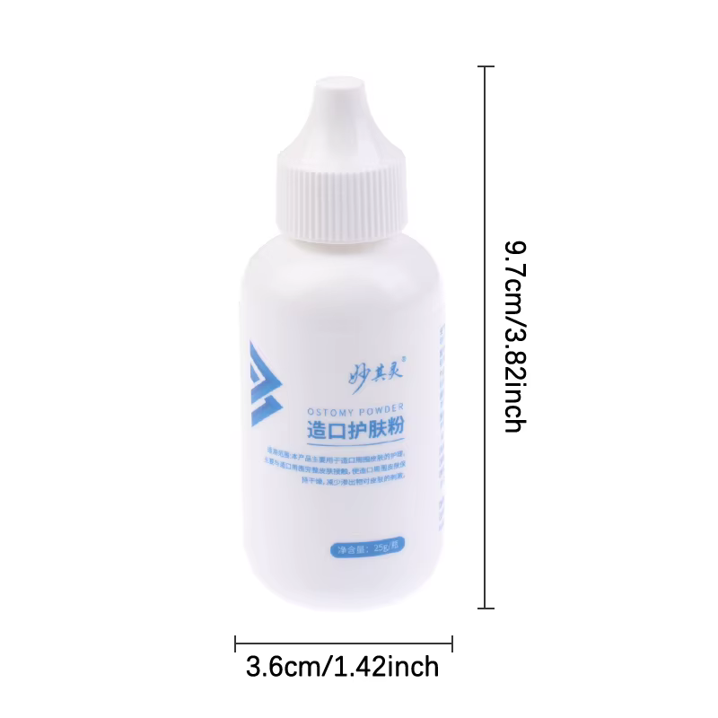 Farine de soins pour la peau, 25g, farine sèche, traitement médical pour le stomie, accessoire, sac 