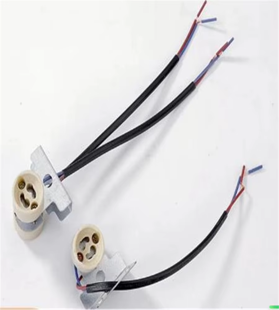 Supports de lampe GU10 en céramique, 10 pièces, Base lumineuse avec support de plaque solide