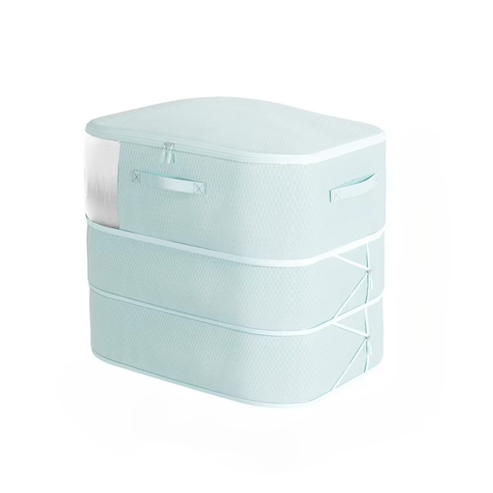 Sac de rangement compressible portable de grande capacité pour vêtements, couvertures, oreillers, co