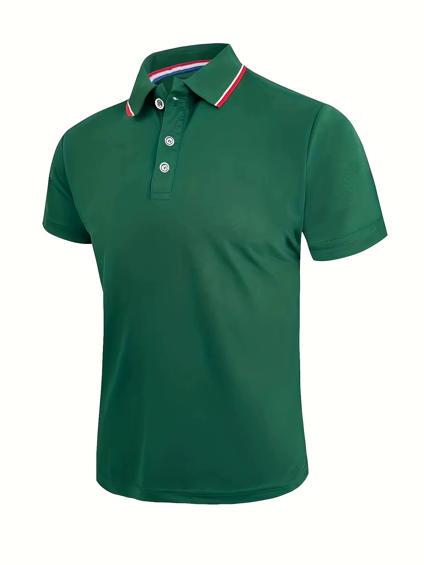 Polo d'été décontracté et respirant pour hommes, confortable, couleur unie, T-Shirt à manches courte