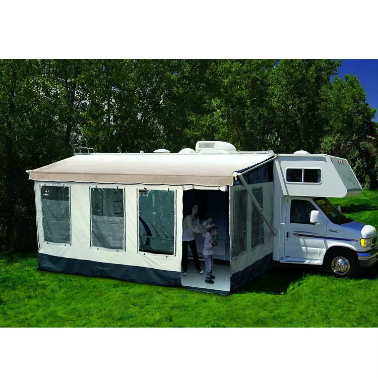 Tente d'ombrage de Camping en PVC pour 5 à 8 personnes, imperméable, coupe-vent, anti-moustiques, po