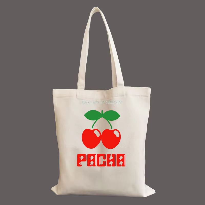 Pacha Ibiza imprimé sacs à provisions femmes toile douce loisirs boutique quotidienne de haute quali