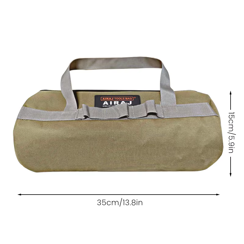 AIRAJ – sac de rangement d'ongles au sol en toile, sac de transport de marteau Portable, sac à outil