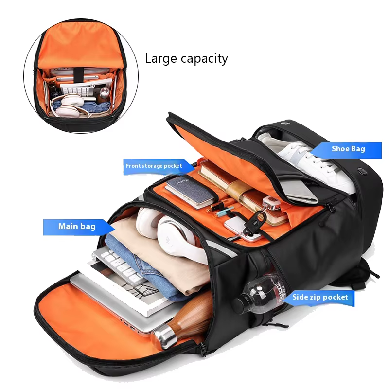 Sac à dos de voyage de grande capacité pour hommes, sac à dos de trekking de randonnée étanche 50L a