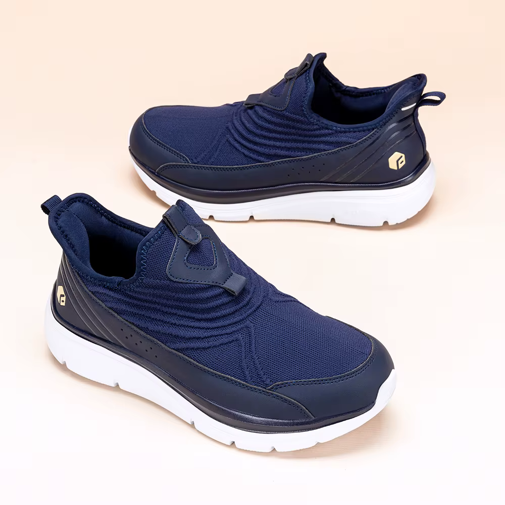 FitVille – Chaussures de marche larges pour hommes, respirantes, légères, antidérapantes, décontract