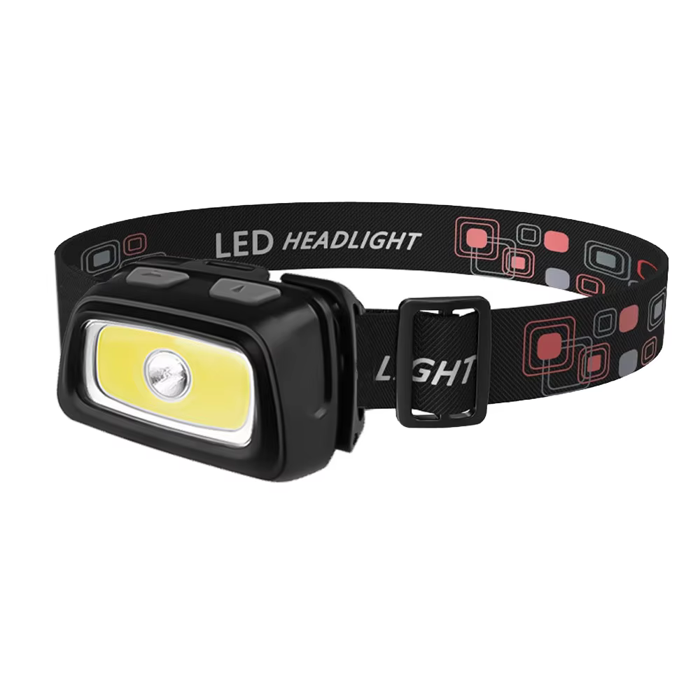 SOLOLANDOR Mini lampe frontale 200LM LED étanche IPX4 AAA phare rouge vert 6 Modes lampe frontale st