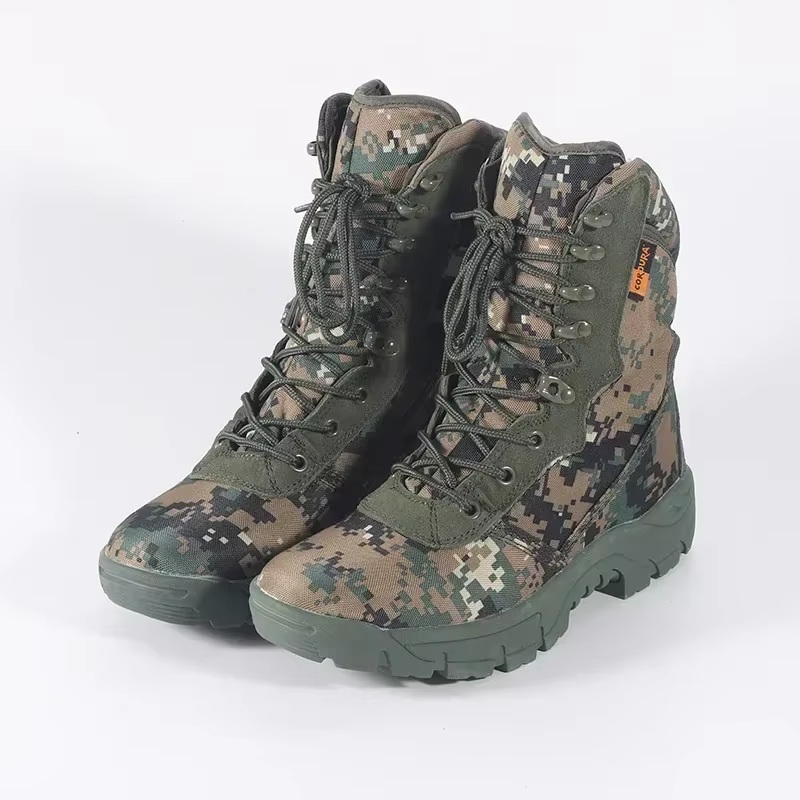 Bottes de randonnée en plein air pour hommes, chaussures de sport à la mode, Camouflage vert, Jungle