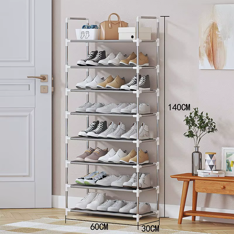 Meuble à chaussures combiné, armoire à chaussures simple pour la maison avec accoudoir, meuble de ra