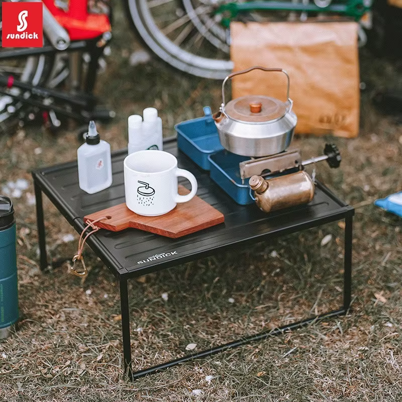 StalDICK-Table pliante portable pour l'extérieur, équipement multifonctionnel, planche coupe-vent, c