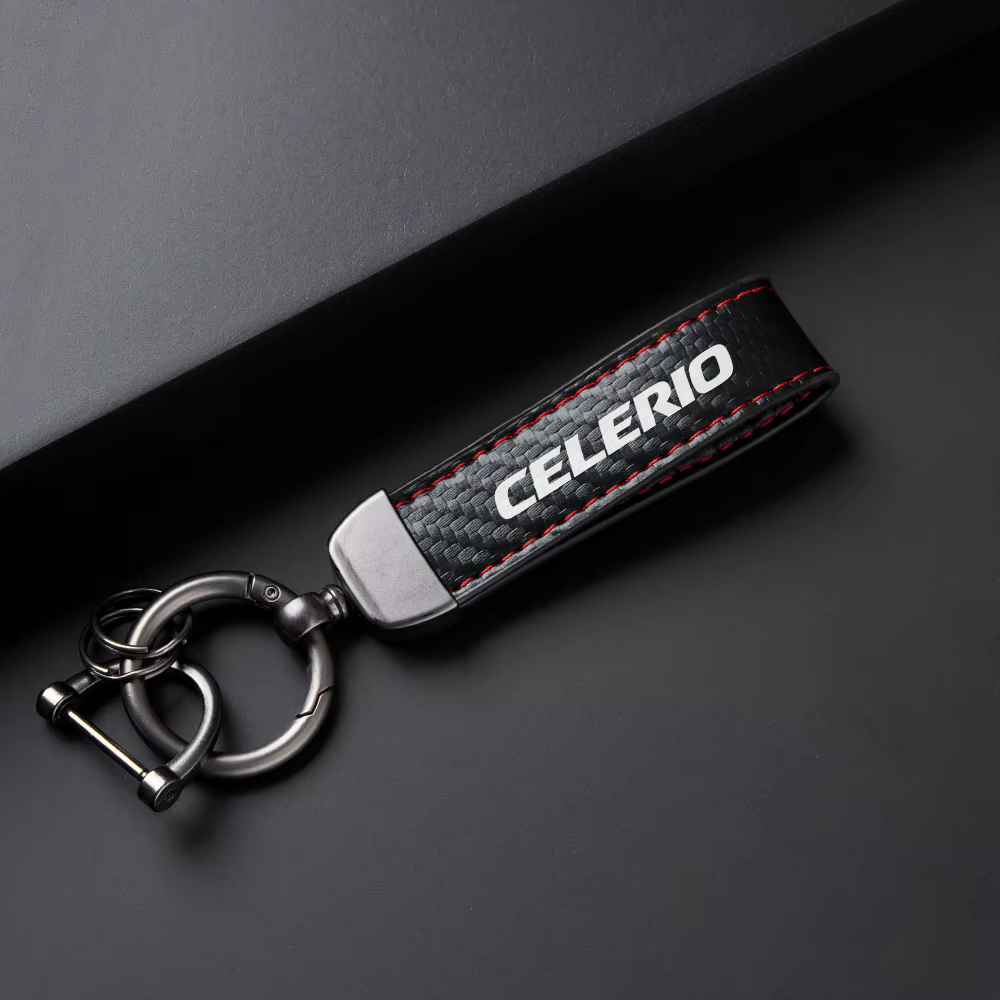 Porte-clés de voiture en cuir PU, pour Suzuki Jimny Swift Grand Vitara Ignis Alto Baleno SX4 samoura