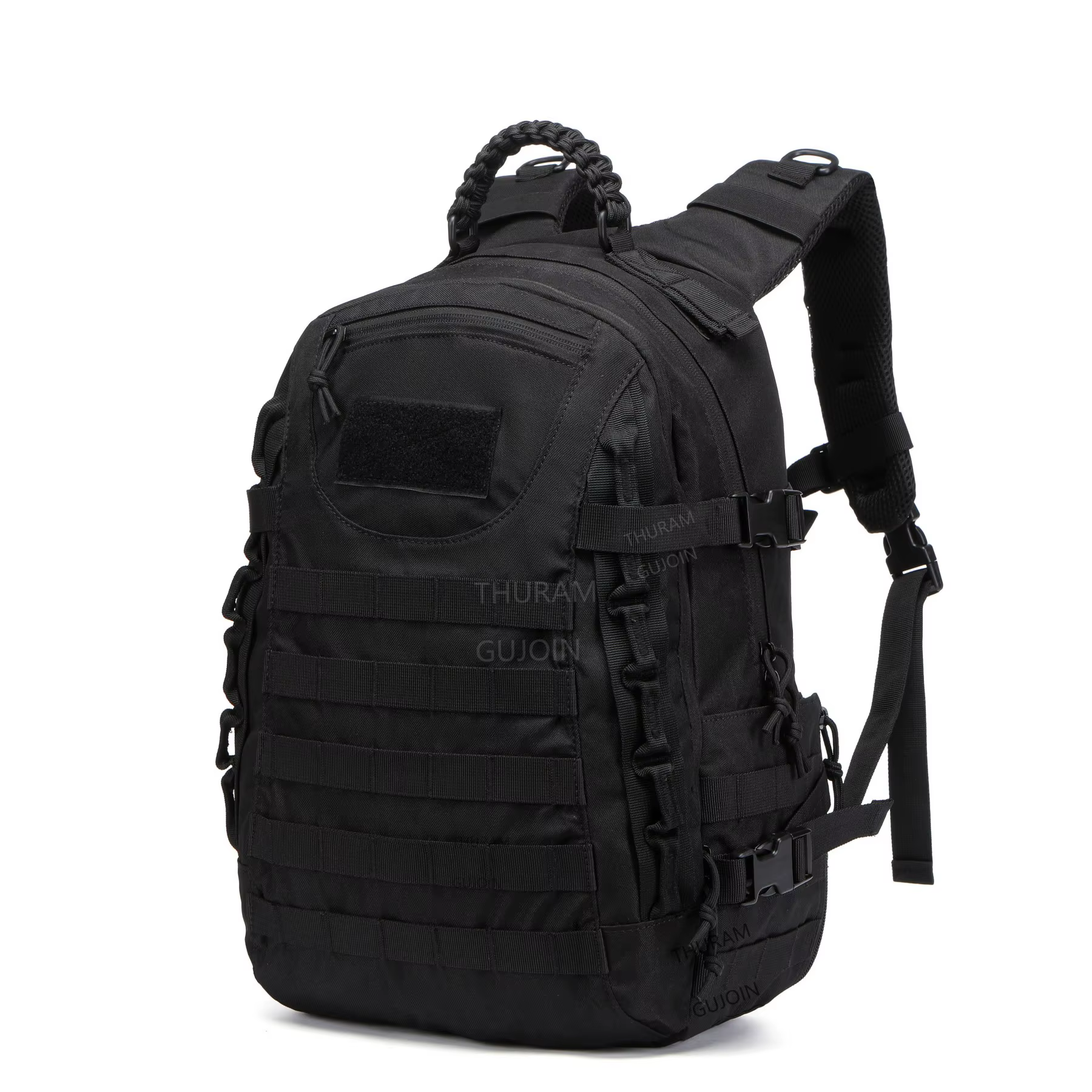 Style de sac à dos tactique 38L, sac à dos extérieur étanche de grande capacité avec système MOLLE, 