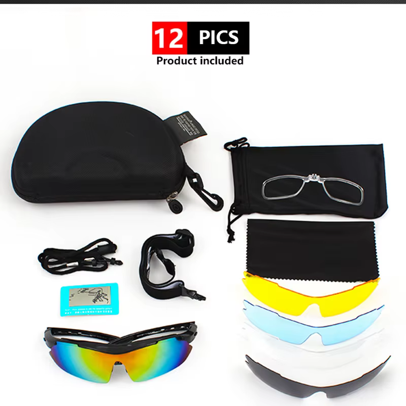 Lunettes de Soleil Polarisées, Accessoires pour Cyclisme sur Route, Solaires pour VTT, Monture Tenda