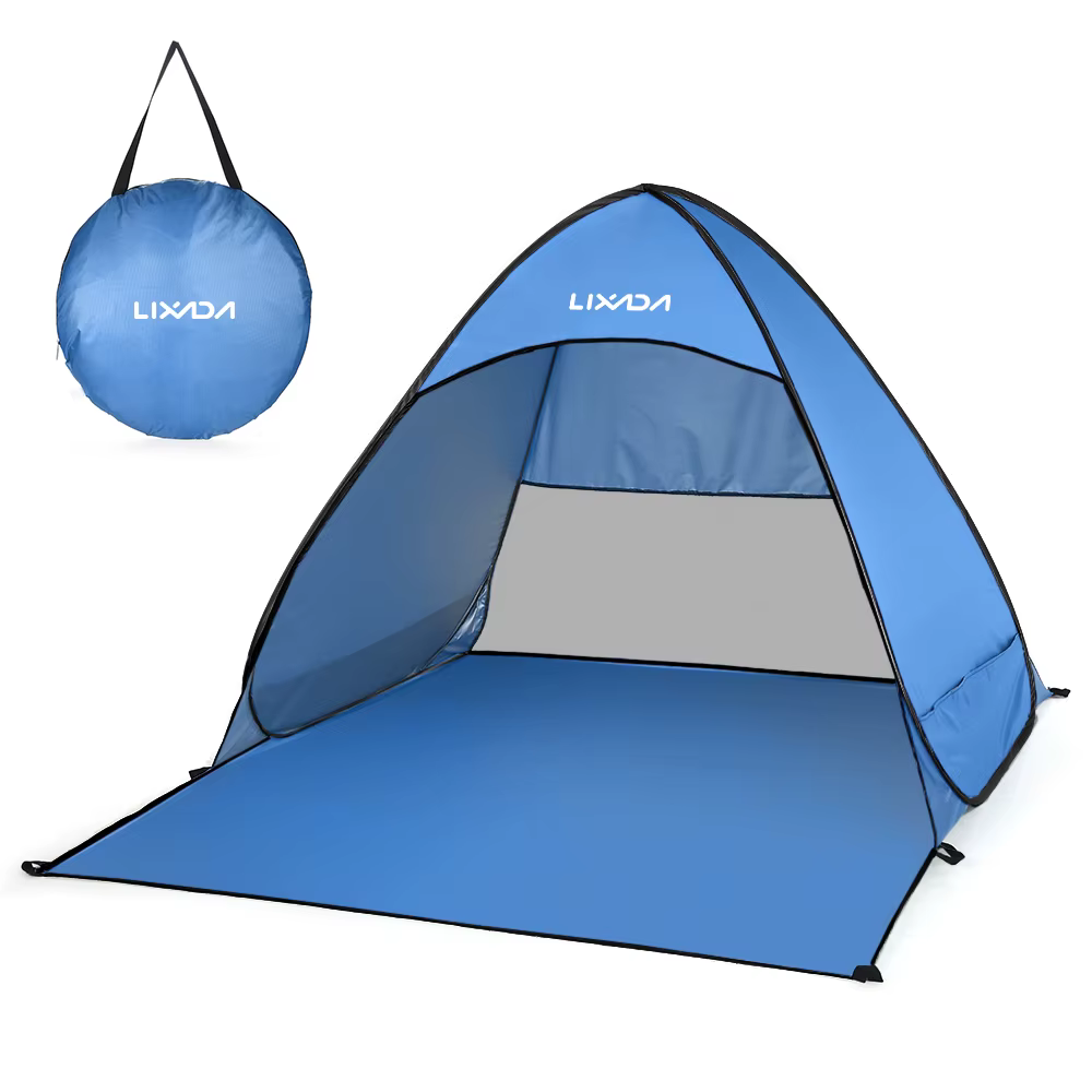 Vexada-Tente de plage à pop-up automatique instantanée légère, protection UV extérieure, camping, pê