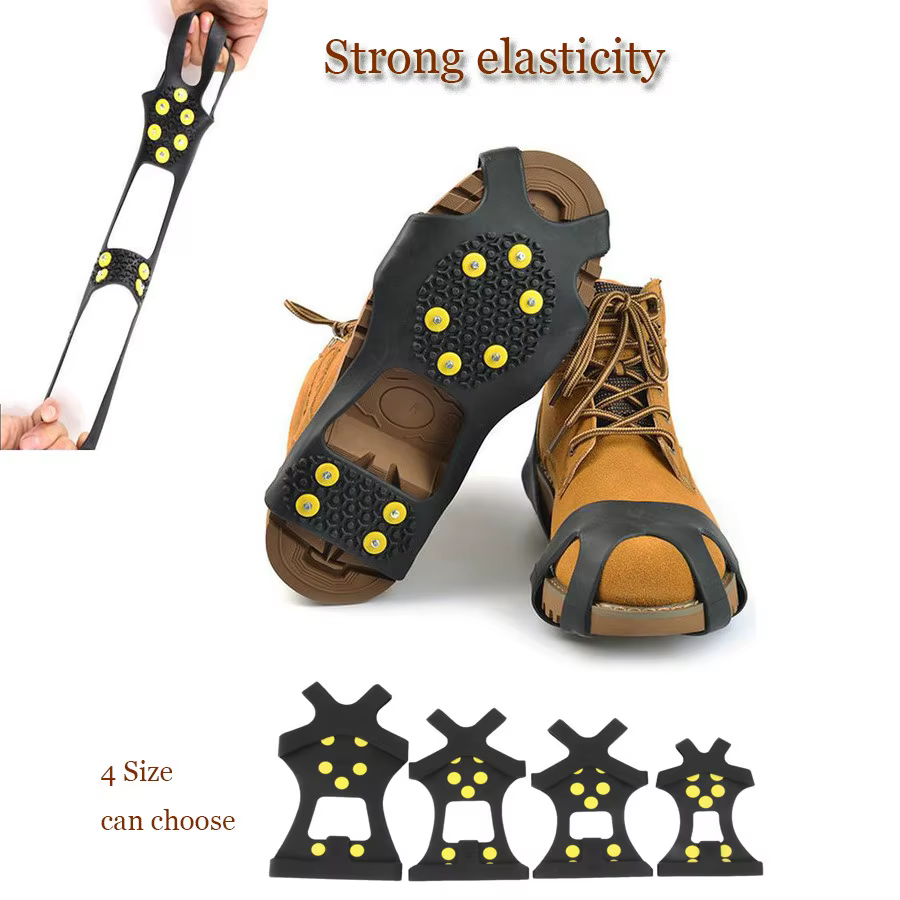 Chaussures de neige antidérapantes sur glace, Crampons, Crampons, outil de sécurité d'escalade d'hiv