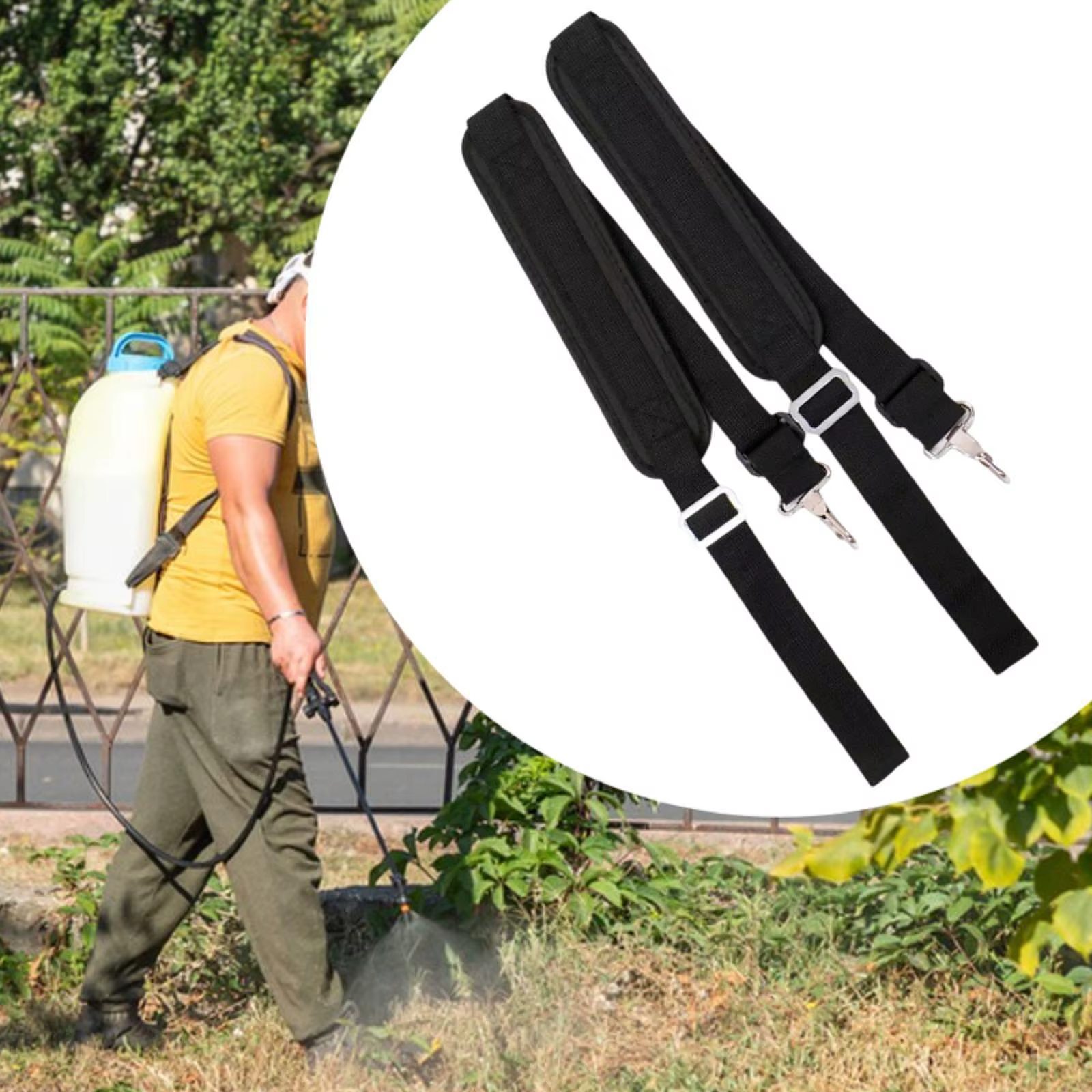 Sangles de remplacement pour pulvérisateur de sac à dos, 2 pièces, résistantes à l'usure, Installati
