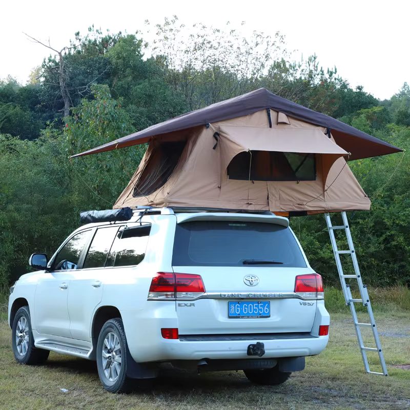 Tente de toit pour voiture, alliage d'aluminium 210 × 145 × 150CM, boîte de tente de Camping Ultra-m