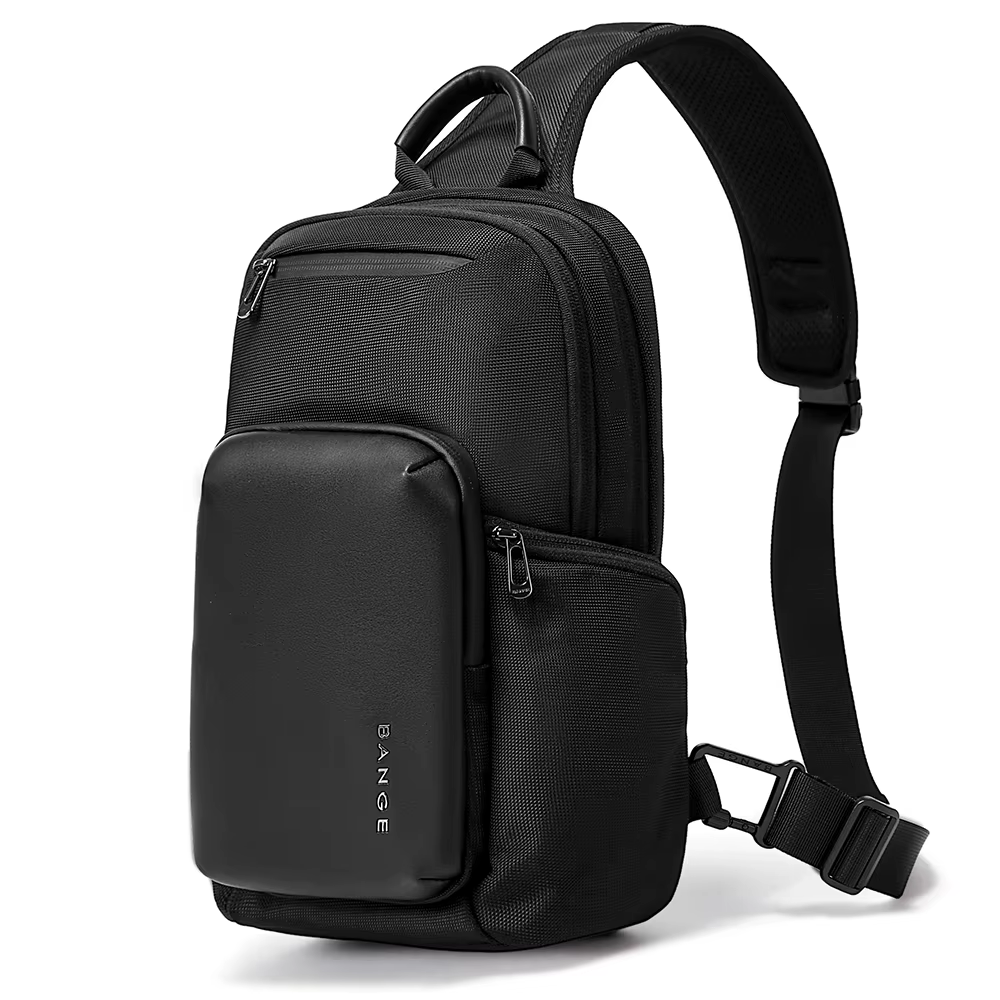 Sac à bandoulière de randonnée pour homme BANGE, sac de sport imperméable, sac de poitrine de voyage