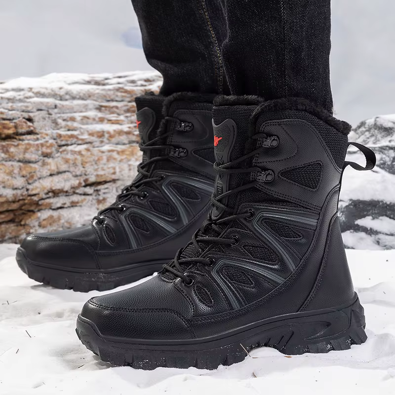 Hommes hiver hommes bottes de neige Super chaud hommes bottes de randonnée de haute qualité imperméa