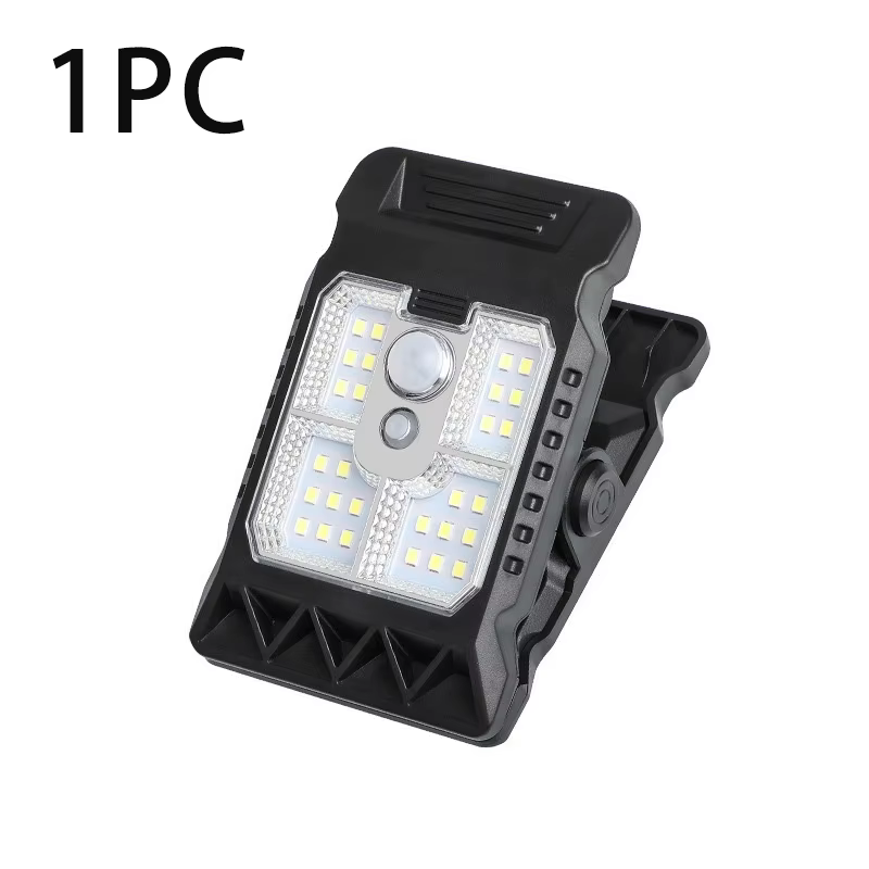Lampe solaire à détecteur de mouvement à clipser, étanche, puissante, alimentée par énergie solaire,