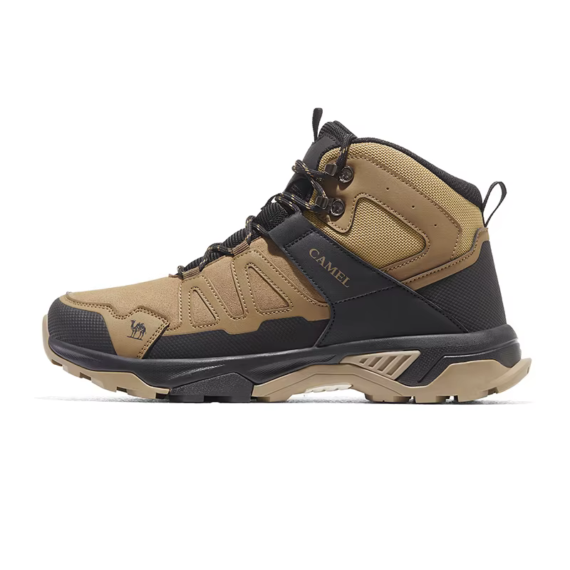 GOLDEN CAMEL-Chaussures de Randonnée en Plein Air pour Homme, Bottes d'Escalade Montantes Imperméabl