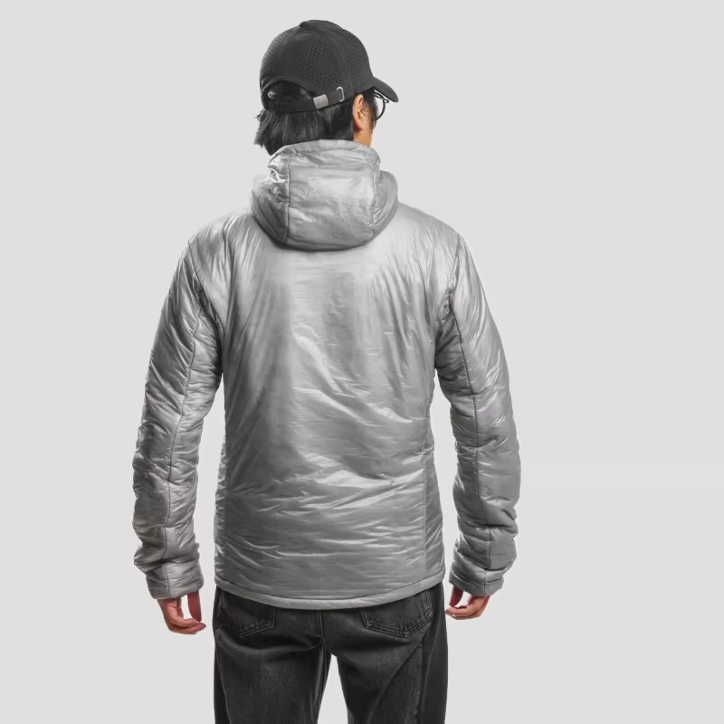 Ice Flame Clima Veste d'isolation dynamique en plein air ultraléger randonnée 7D Nylon Zip Jakcet ch