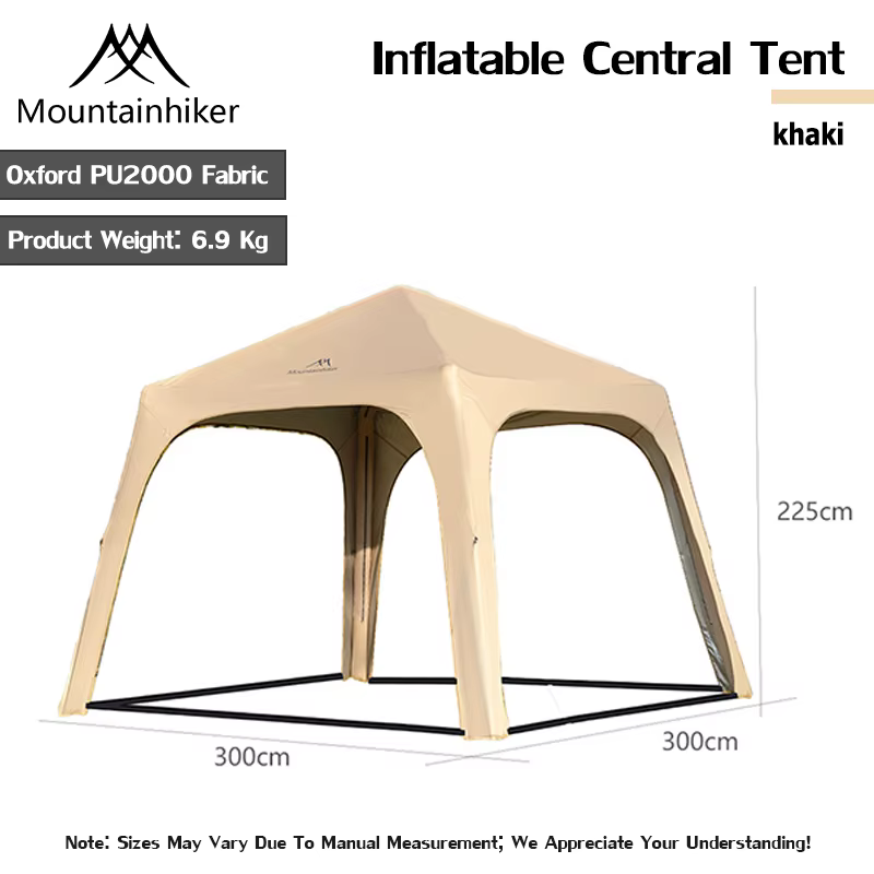 Tente dôme gonflable, grand abri de camping pneumatique, tente igloo gonflable portable à montage ra