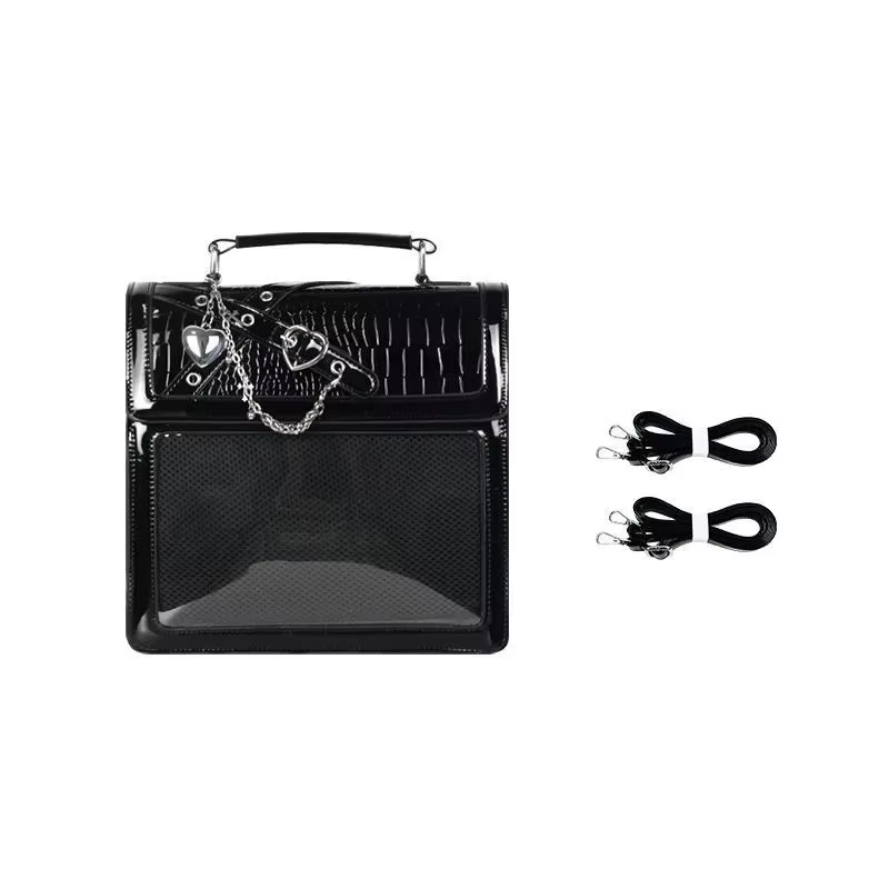 Sac à Dos SвIta Gothique pour Épices, Cartable Transparent, Multifonction, Carré, pour Femme