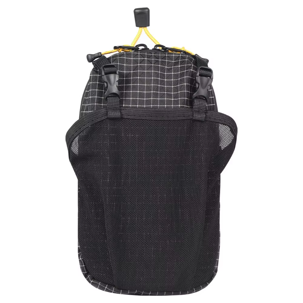 Sac de taille noir multifonctionnel pour sports de plein air, alpinisme et randonnée, sac pour télép