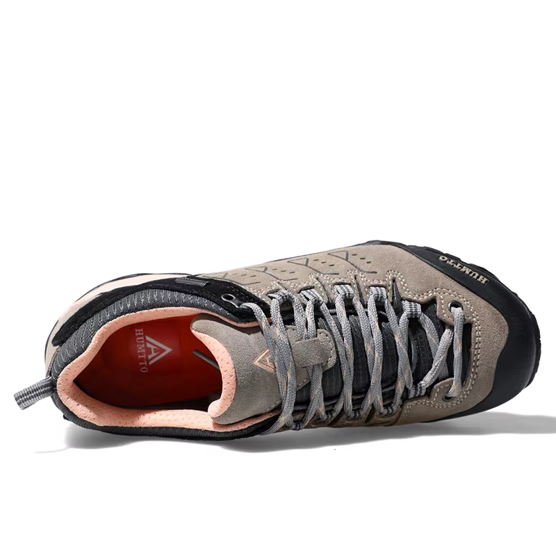 HUMTTO – chaussures de Trekking imperméables pour femmes, baskets de luxe de styliste, en cuir, déco