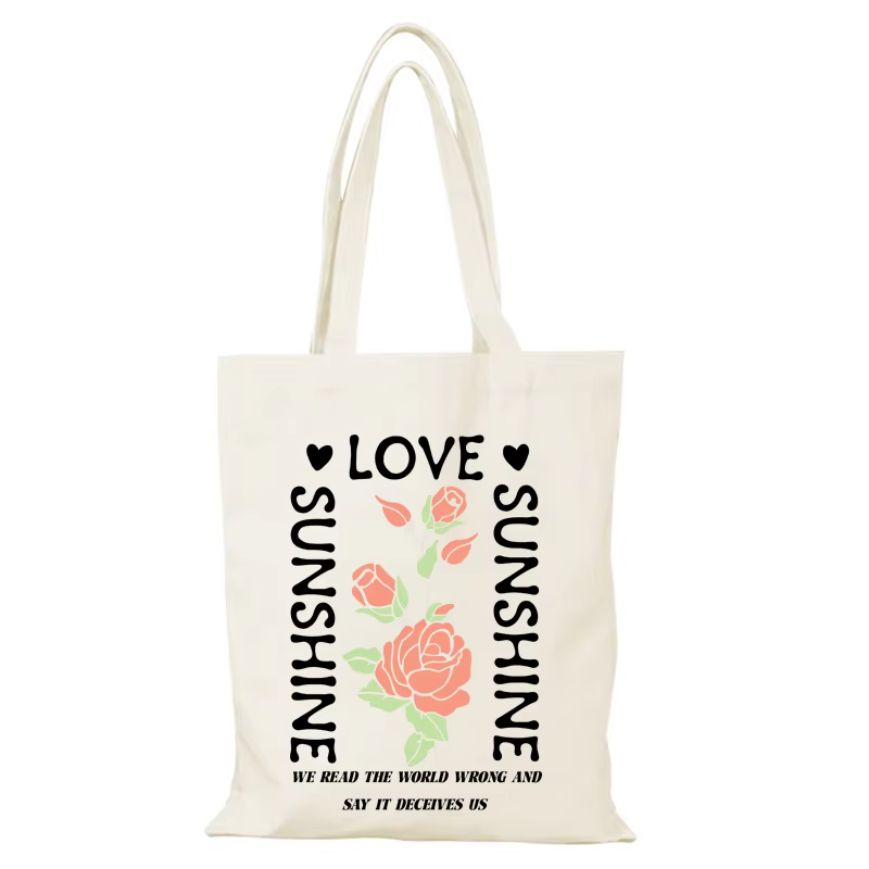Sac de Shopping femme mode homme sac fourre-tout femme fleurs sacs en tissu sacs à main Eco Shopper 